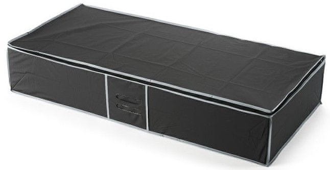 Compactor Textilný úložný box na oblečenie pod posteľ, čierny
